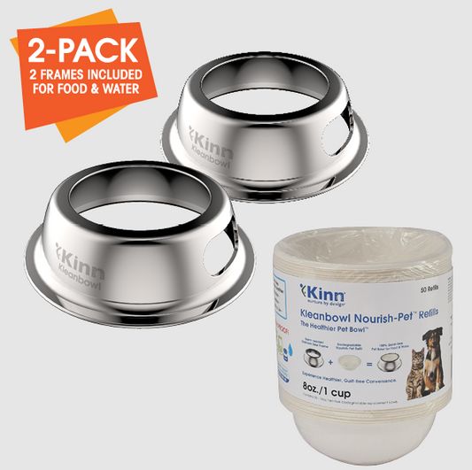 Kleanbowl Starter Kit 2-pack (2 frames + 50 Refills)